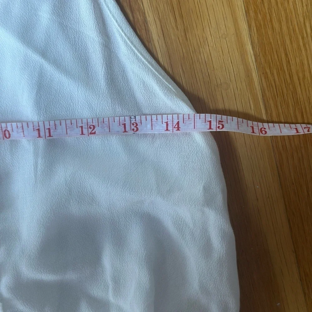 Vintage Havana Girls White Crochet Trim Spaghetti Strap Top Size Medium (10/12)